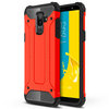 Military Defender Tough Shockproof Case for Samsung Galaxy J8 - Red